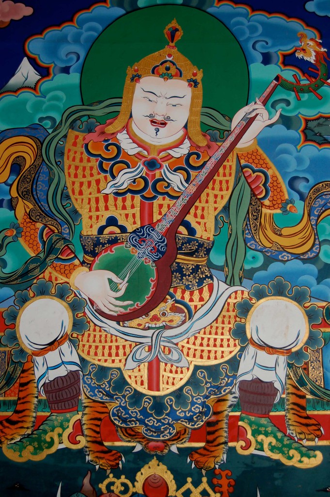 Paro Dzong detail, Bhutan