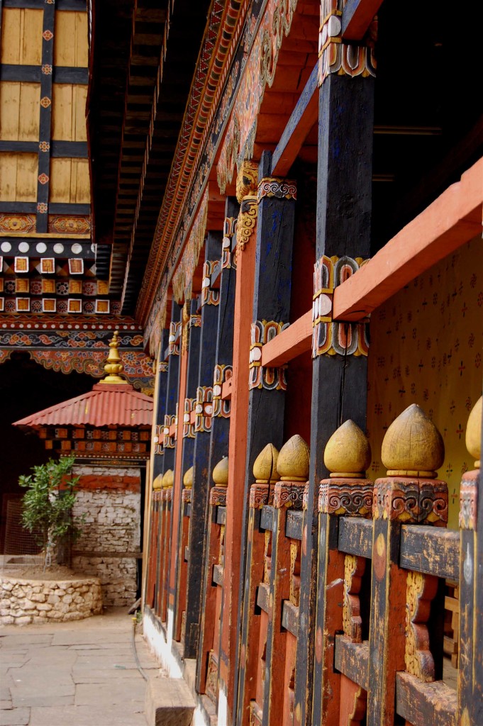Paro Dzong Detail, Bhutan