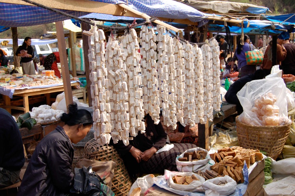 Yak Cheese, Paro Food Market, Bhutan
