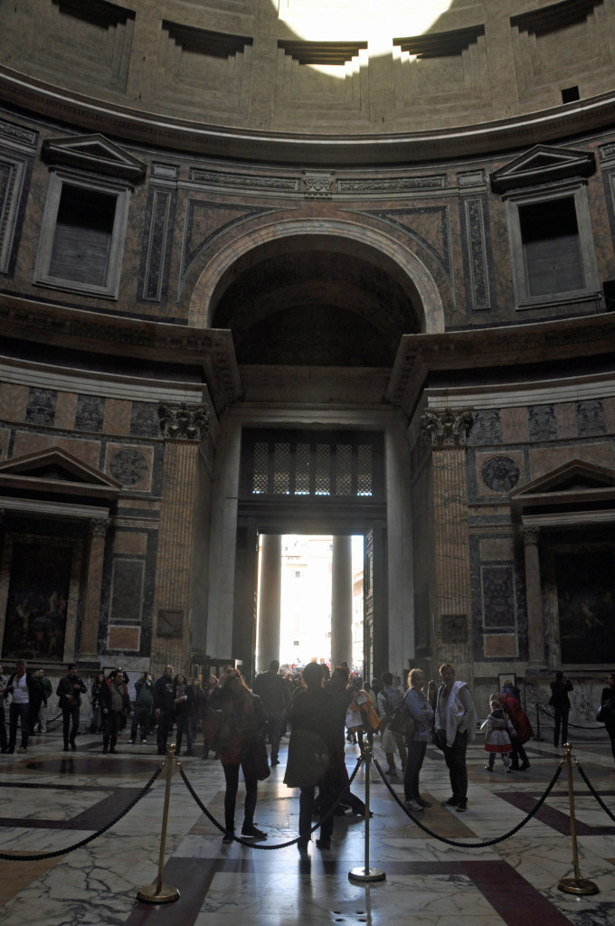 Rome pantheon Detail