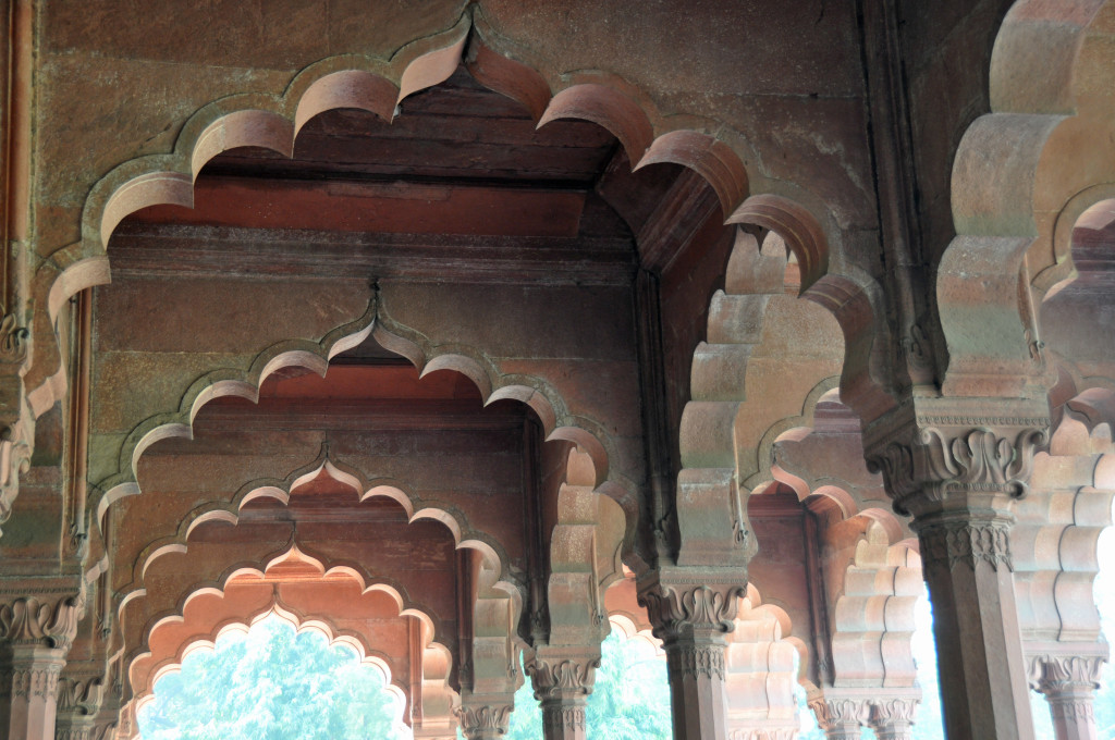 Red Fort Delhi Arches