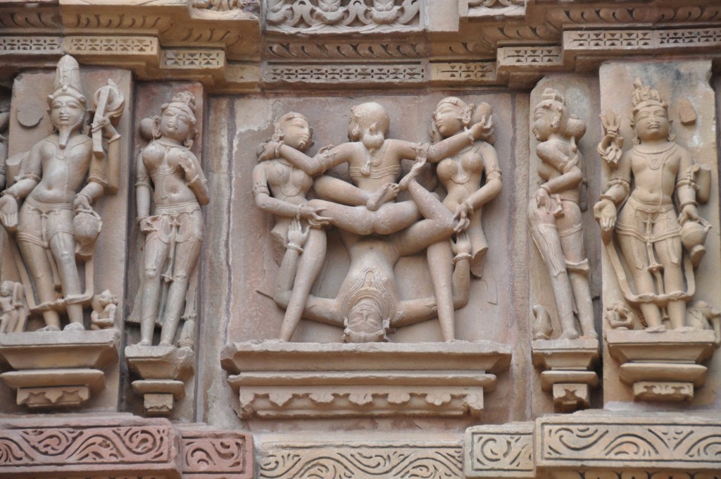 First find a man who can stand on his head... Khajuraho